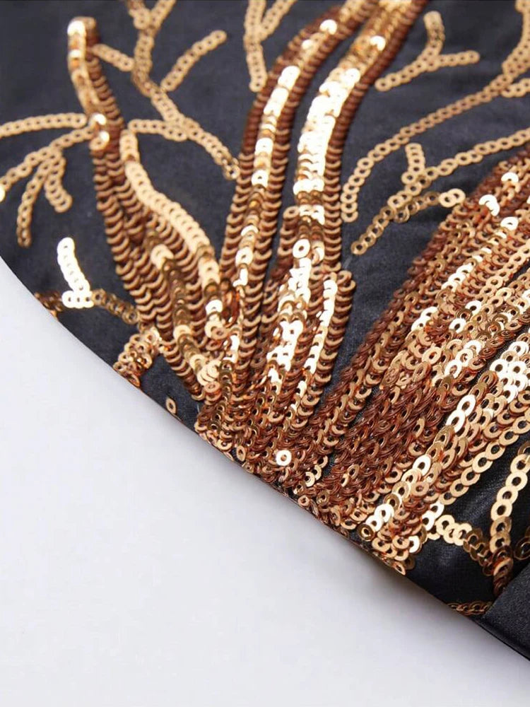 Formal Sequin Blazer Men